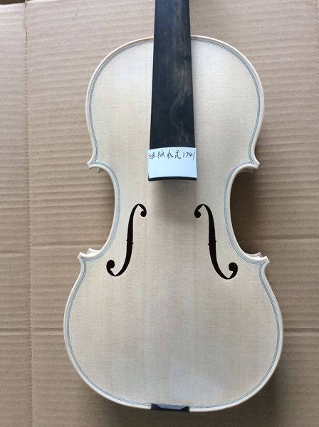 

grade violin 4/4 in white guarneri model 1741 unvarnished hand made violin