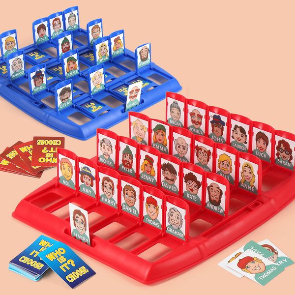 

logical reasoning card game toys guess who i am checkerboard puzzle family party for kids ages 5 and up 2 player guessing game