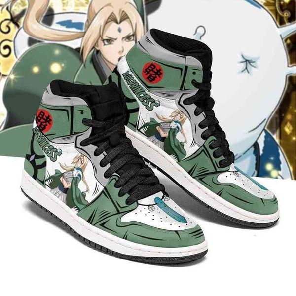 

tsunade shoes sg princess costume boots anime sneakers, Black