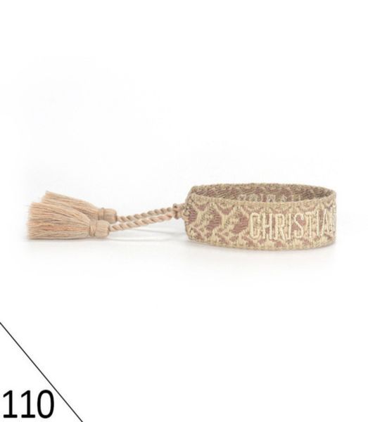 

adjustable designers brand bracelet luxury woven friendship bangle for women men vintage braided bangles embroidery tassel bracelets jewelry, Golden;silver