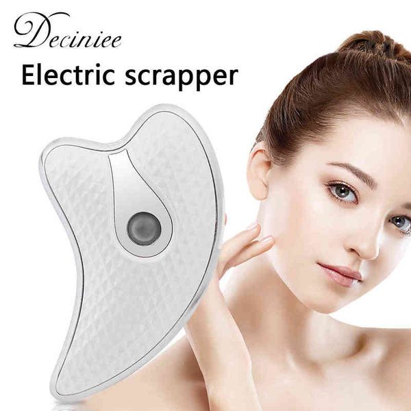 

raspador elÃ©ctrico de guasha para masaje facial, placa reafirmante estiramiento tablero cara, cuello y cuerpo,220429