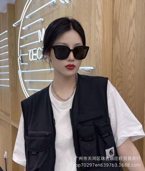 

new designer sunglasses sunglass rice luhanjiang shuying same sunglass planting grass ing, White;black