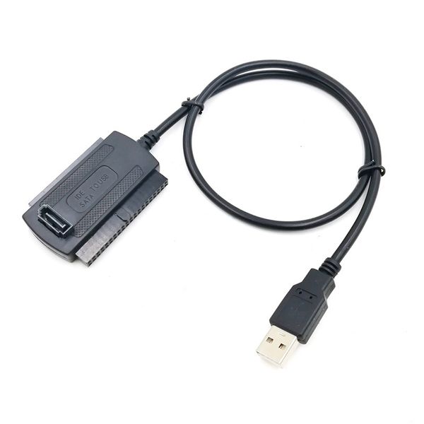 Tablet PC Cabos USB 2.0 IDE SATA 5.25 S-ATA 2,5 3,5 polegadas Disco rígido Cabo de adaptador HDD para PC conversor