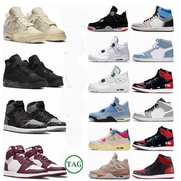 

university blue black cat 4 4s mens basketball shoes fire red sail white oreo pure money rebellionaire hyper royal 1 1s high og dark mocha u