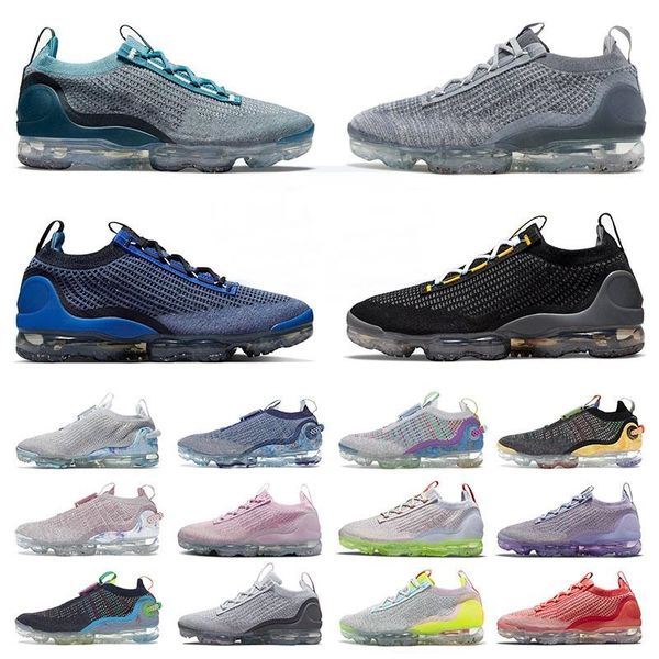 

2023 men women running shoes black anthracite vapores fly knit summit white fk triple game royal oreo obsidian trainers metallic silver grey