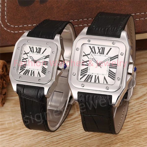 

aaa fashion watch 6 quartz strap couple multicolor, Slivery;brown