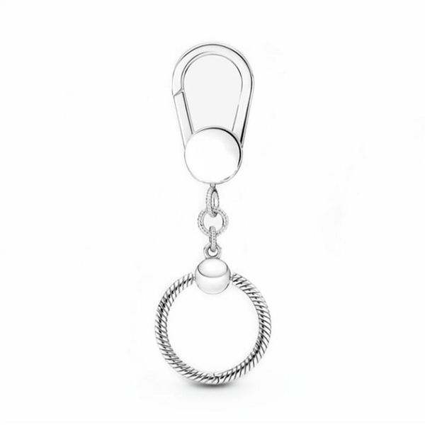 

new jewelry women joyas de plata 925 key rings fit original pandora diy design fashion fine charms beadeds making accessories ster3022, Slivery;golden
