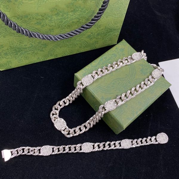 

new designer necklace chain choker for letter bracelets gold chain supply charm necklaces linkb, Golden;silver