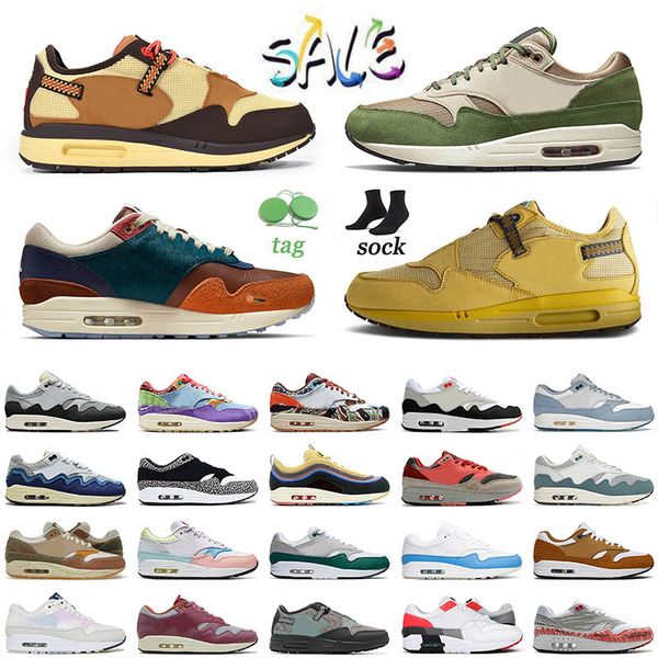 

ing selling 1s running shoes womens mens size 36-47 magma orange patta waves noise aqua treeline far out cactus jack daisy sneakers trainers