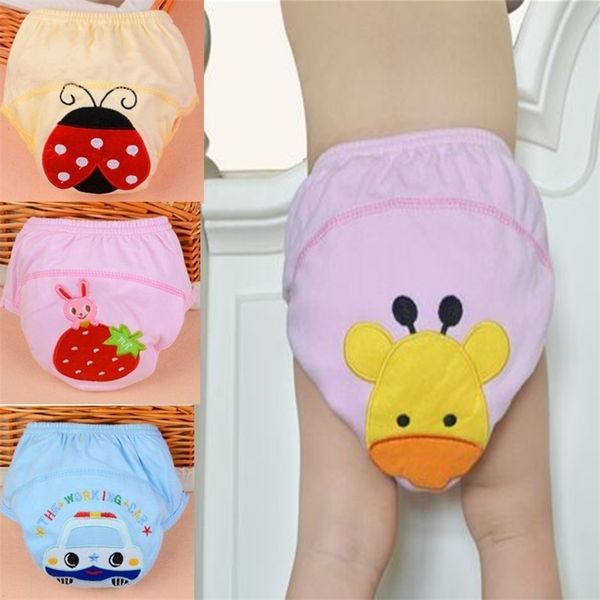 4pc/lot baby тренировочные брюки подгузник для стирки хлопкового обучения таковым стилем 27 Дизайн Ctrx0001 220512