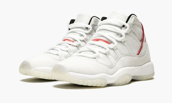 

designer shoes jumpman 11 retro gs platinum tint university red basketball real carbon fiber outdoor sports sneakers original fast