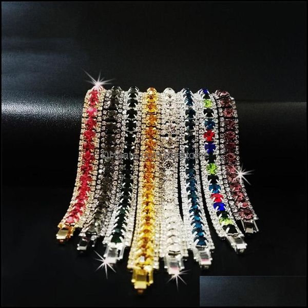 

link chain bracelets jewelry luxury fashion brand designer charming bride wedding crystal bracelet women shiny rh dhdan, Black
