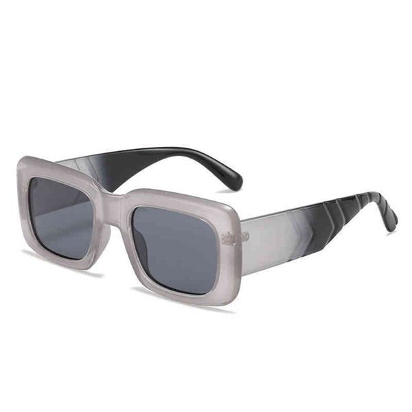 

2021 fashion large frame thick ee sunglass round face thin sunglass trend personalized glass, White;black