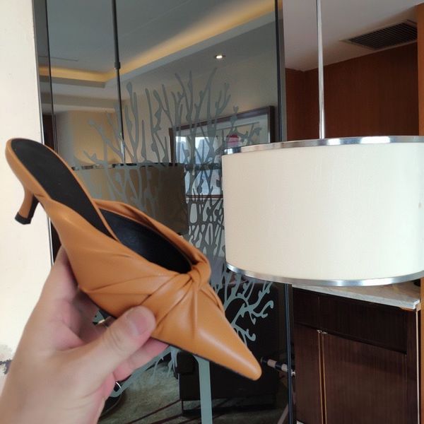 

2022 classic high heeled sandals gladiator leather summer women fine heel heels shoe fashion letter cloth lady webbing pointed shoes size35-, Black