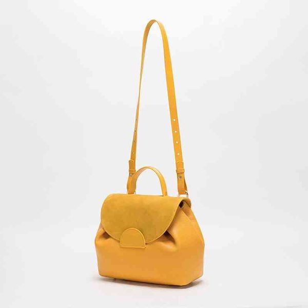 

evening bags female fashion soft leather bucket shoulder solid handbags designer tote luxury spring clutch purses pillow 220630