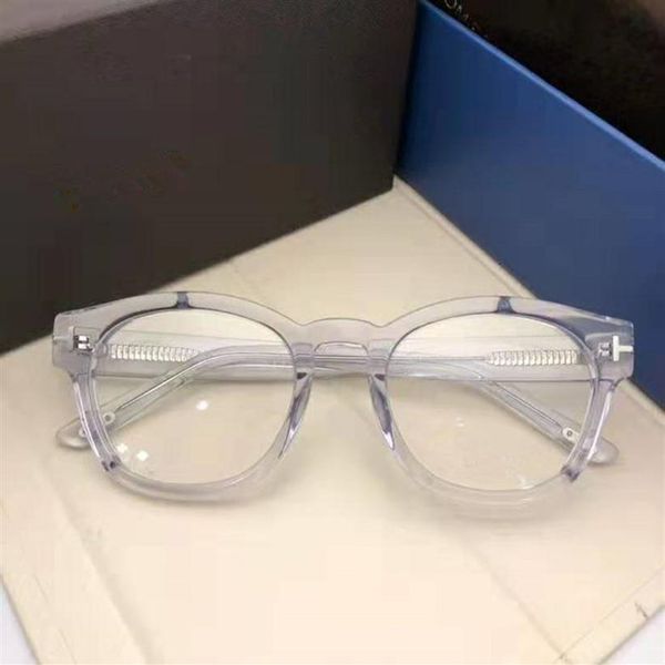 

high-quality imported plank optical glasses fashion style 51-21-145 for prescription glasses fullset case296r, Black