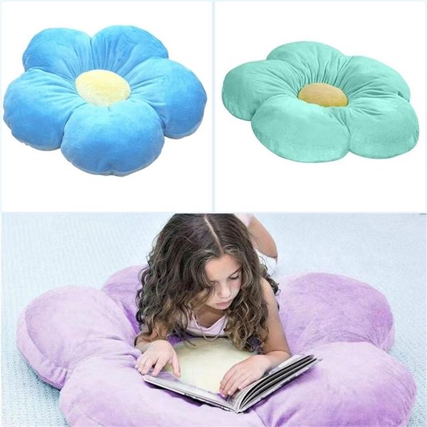 Simpatico fiore cartone animato peluche cuscino sedia da ufficio cuscini regali di compleanno per bambini soggiorno camera da letto cuscino decorativo per divano 220402