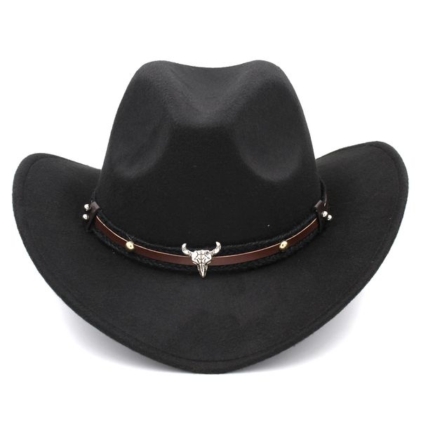 

western style kids boys girls cowboy hat cowgirl cap decorations for halloween christmas birthday masquerade party, Blue;gray