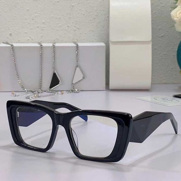 

Classic Triangle Sunglasses PR08YS Designer Rectangle Frame Self-driving Travel Ladies Men's Goggles Eight Colors Optional Top Quality With Chain