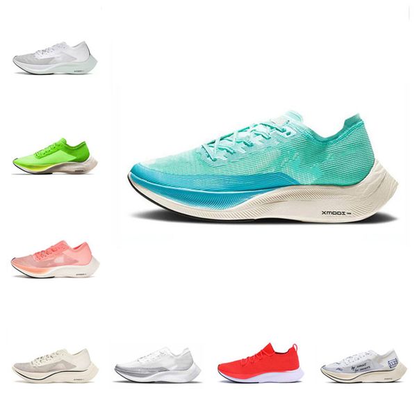 

2022 fashion zoomx vaporfly next% 2 womens mens designer running shoes hyper royal ekiden be true volt sail white metallic silver jogging tr