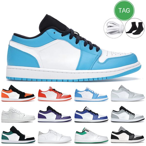 Scarpe da basket uomo donna Starfish Black Toe UNC mocha Lucky Green White Light Grey sneakers sportive da uomo