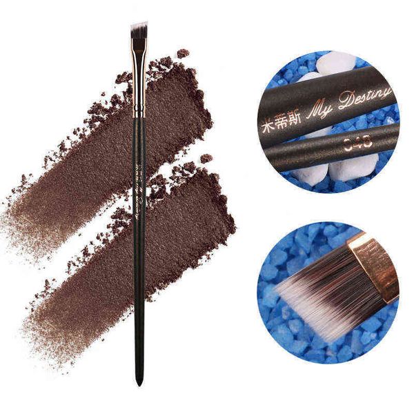 

mijn destiny professionele angled wenkbrauw borstel eye brow make-up kwasten make up tool pinceis maquiagem pincel pinceaux brochas 048 0308