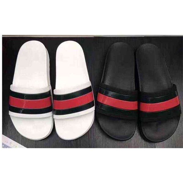 

designer slipper gear bot mens striped sandals causal non-slip summer huaraches s flip flops no10, Black