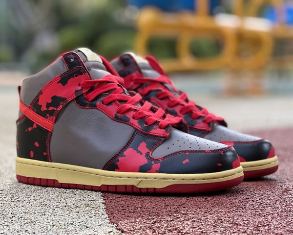 

designer shoes sb dk high sports university red chile red camouflage trainers sneakers