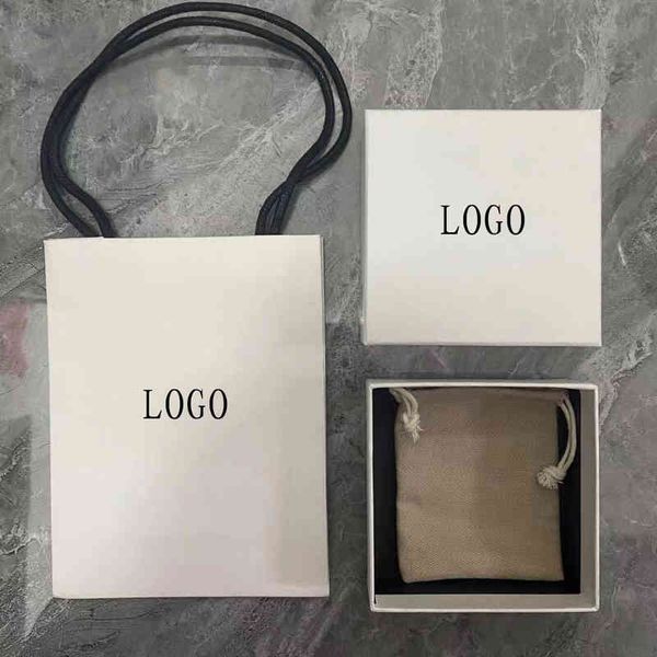 

necklace earring bracelet ring packing box, Golden