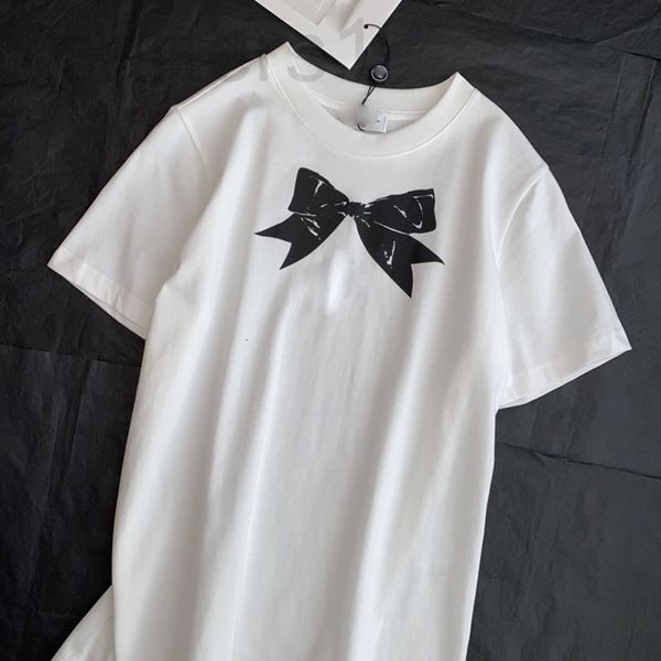 

women's t-shirt designer 2022 spring and summer new short sleeve women's butterfly festival design t-shirt fashionable versatile w, White