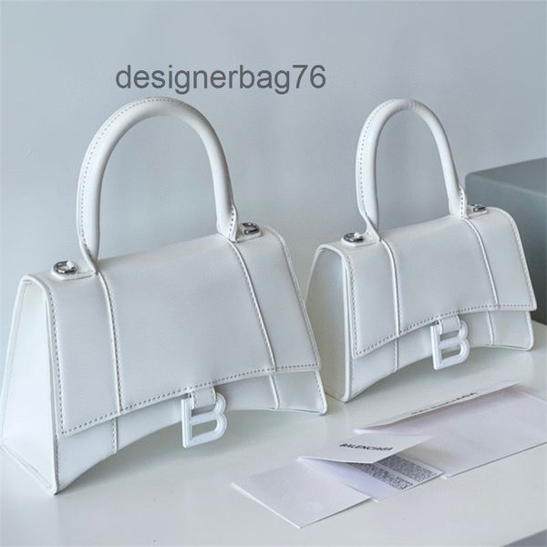 

handbagbag bags women 2022 designer balencaigass' b home hourglass leather one shoulder diagonal handbag fashion crocodile pattern vers