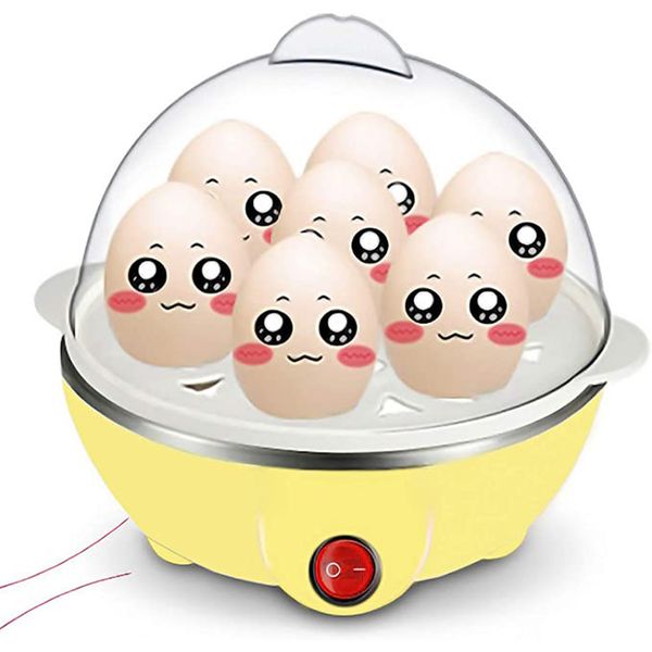 Çok Fonksiyonlu Hızlı Elektrik Yumurta Ocak Otomatik Kapalı 7 Yumurta Kazan Buharlı Omlet Pişirme Araçları Mutfak Kahvaltı 220721