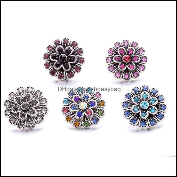

clasps hooks wholesale rhinestone 18mm snap button clasp metal fireworks charms for snaps jewelry findings suppliers drop bdesybag dhigb