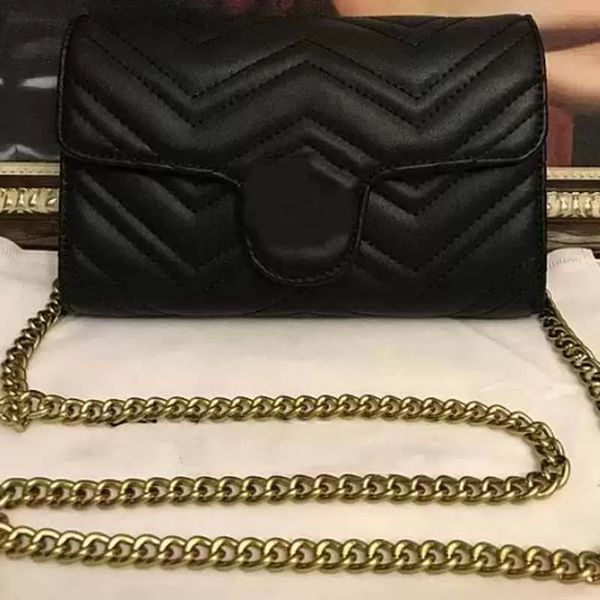 

hh classic luxury designer womens shoulder bags gold chain flap cow leather stitching crossbody coin purse mens luxurious temperament medium