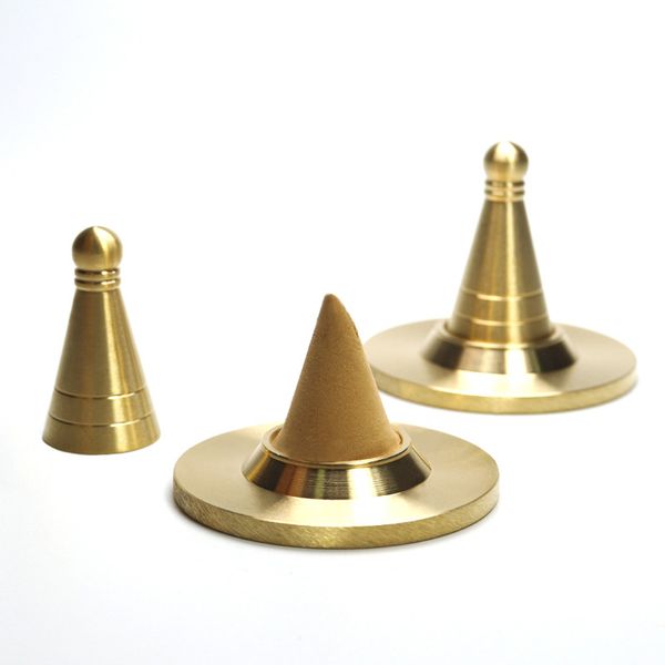 Cones de incenso de cobre Fazendo molde de molde Diy Tower Incense Burner Tool Decoração