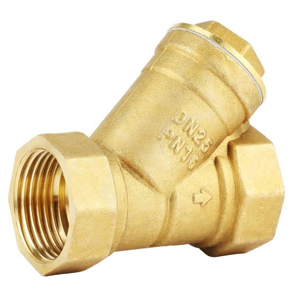 

1 bspp female thread y shaped brass strainer filter valve connector