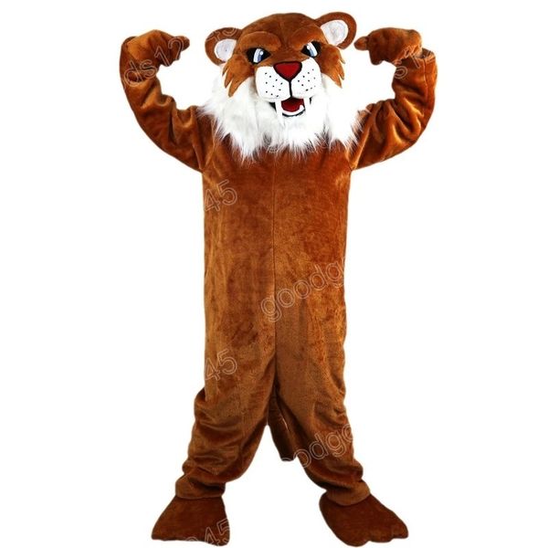 

halloween leopard mascot costumes christmas party dress cartoon character carnival advertising birthday party costume outfit, Red;yellow