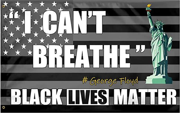 

black lives matter flag 3x5 ft premium polyester waterproof banner with brass grommets for outdoor yard decoration