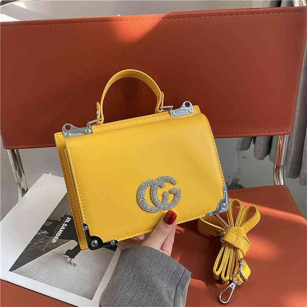 Economici online con uno sconto del 55% sulla vendita di scarpe portatili con borsa a tracolla inclinata quadrata piccola tendenza moda angolo