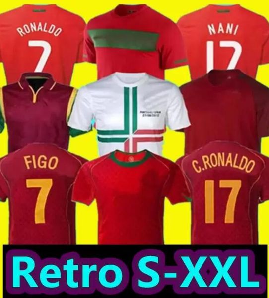 

1998 2012 2016 2010 portuguesa retro c.ronaldo soccer jerseys home figo nani 2002 2004 play version jersey pui costa, Black;yellow