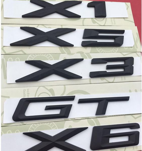 Emblema del numero di lettere adesivo automatico per x1 x3 x5 x6 GT z4 TRUNK NOME BASCIO STILEGGI