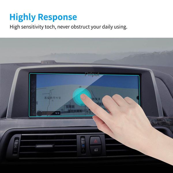 

10.2 inch car gps navigation screen protector for bmw f06 f12 f13 6 series car hd clear screen tempered glass protective film