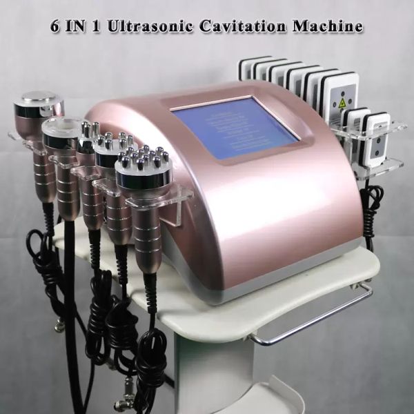 Multi Functional Cavitation RF Ultrasonic Slimming Machine Machine Liposuzione Lipo Laser Pelle Stringening Aspirapolvere Attrezzatura di bellezza per la rimozione delle rughe di Homesalonsonspa