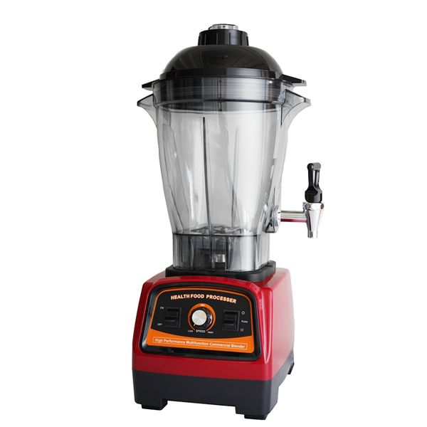 A7600 Bar Blender Kitchen Food Mixer High Speed ​​Blender Mixer 6 литров 3,3 л.с. 2800 Вт BPA бесплатно для коммерческого использования Red Black