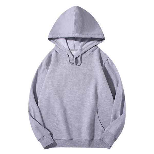 

no logo no pattern men's hoodies sweatshirts pullovers brand luxury sportswear sweatshirt loose fashion tracksuit leisure jacket zx078, Black
