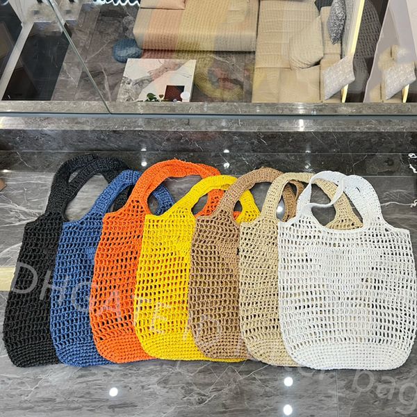 Пляжная серия Hollow Out Tote Bag Style Stray Plaving Создать роскошные дизайнеры сумочка мешки с сцеплением на плече