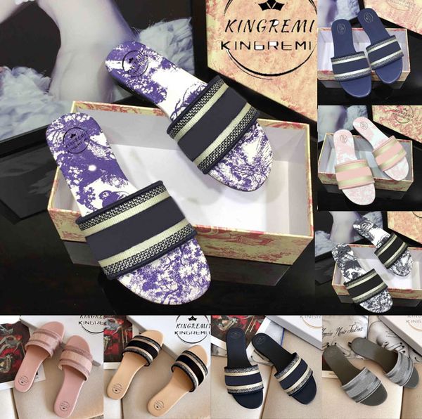 

dway paris slippers designer sandals women slipper leather summer slides flat sanda fashion ladies beach slide big head shoes rainbow letter, Black