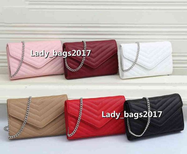 

7a+women chain bags flap purse designer clutch luxurys lady shoulder bag designer cowhide leather handbag presbyopic card holder luxury