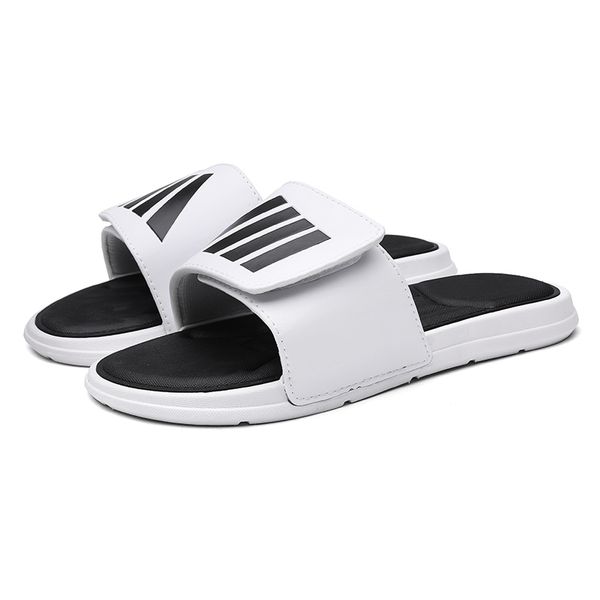 

mens slippers eva men shoes women couple flip flops soft black and white stripes casual summer male women chaussures sandals 210402