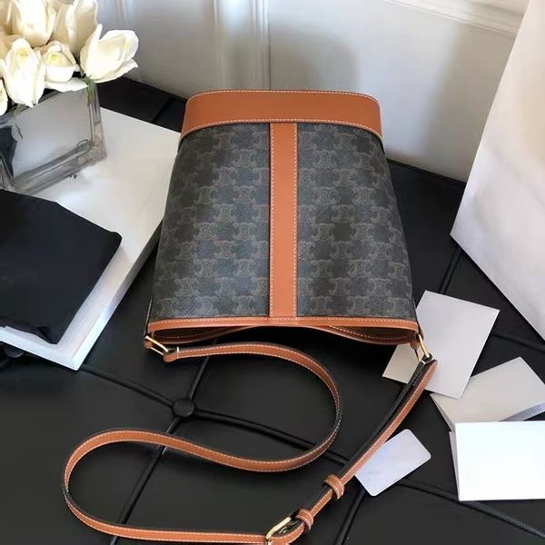 

designer bags 2022 newtriumphal arch shoulder bagtrendy bucket printed shopping lisa same one shoulder messenger bag luxury handbags designe